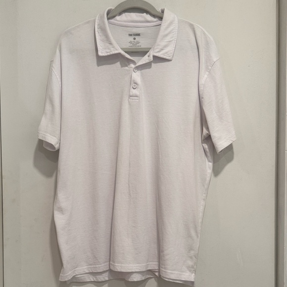 Men’s True Classic XL White Polo Shirt - Picture 1 of 5